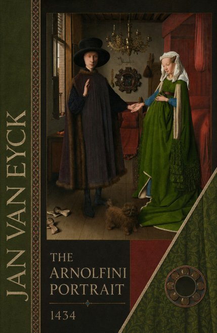 Jan van Eyck The Arnolfini Portrait V No4 - Poszter