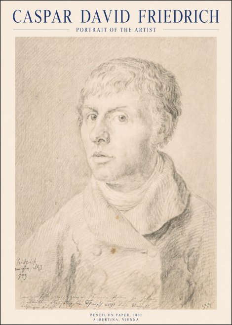 Caspar David Friedrich Portrait of the Artist No1 - Poszter