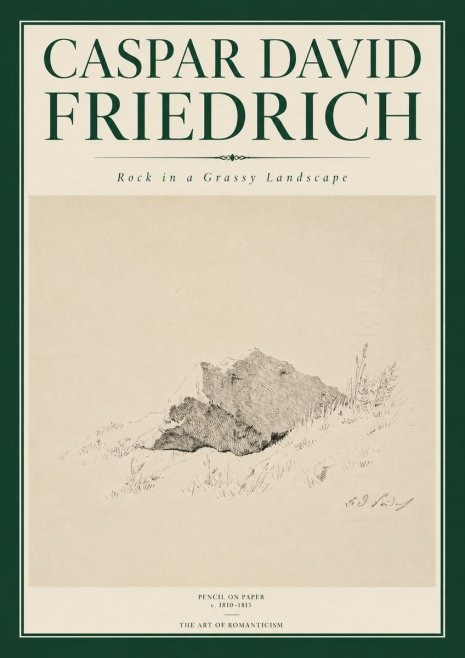 Caspar David Friedrich Rock Study No6 - Poszter