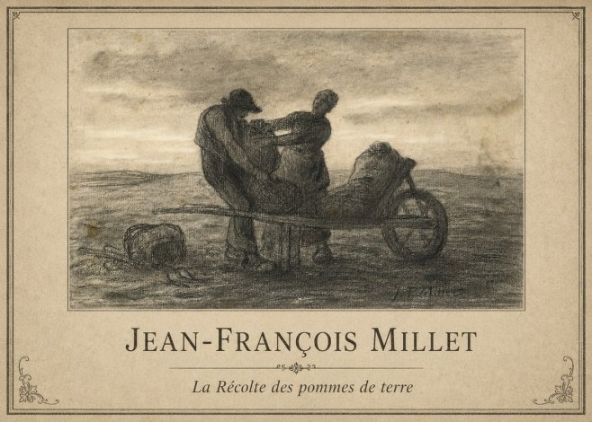 Jean-François Millet La Récolte Des Pommes De Terre No1 - Poszter