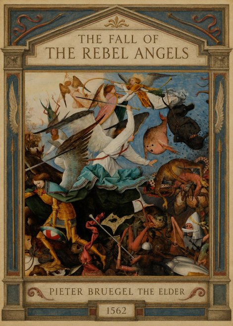 Pieter Bruegel The Fall of the Rebel Angels IV No3 - Poszter