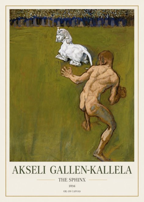 Akseli Gallen-Kallela Väinämöinen's Kantele No2 - Poszter