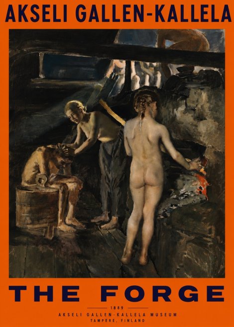 Akseli Gallen-Kallela The Forge No2 - Poszter