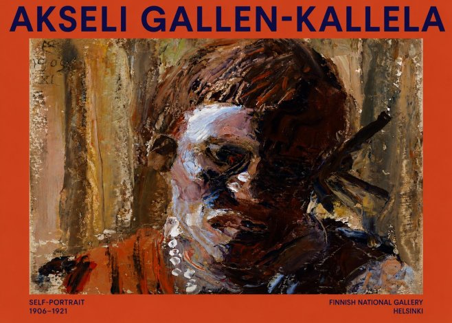 Akseli Gallen-Kallela Self-portrait, 1906-1921 No2 - Poszter