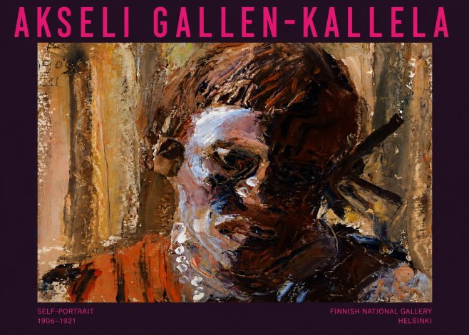 Akseli Gallen-Kallela Self-portrait, 1906-1921 No3 - Poszter