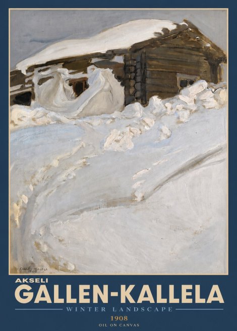 Akseli Gallen-Kallela Winter Landscape II No2 - Poszter
