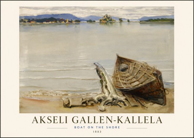 Akseli Gallen-Kallela Boat on the Shore No1 - Poszter