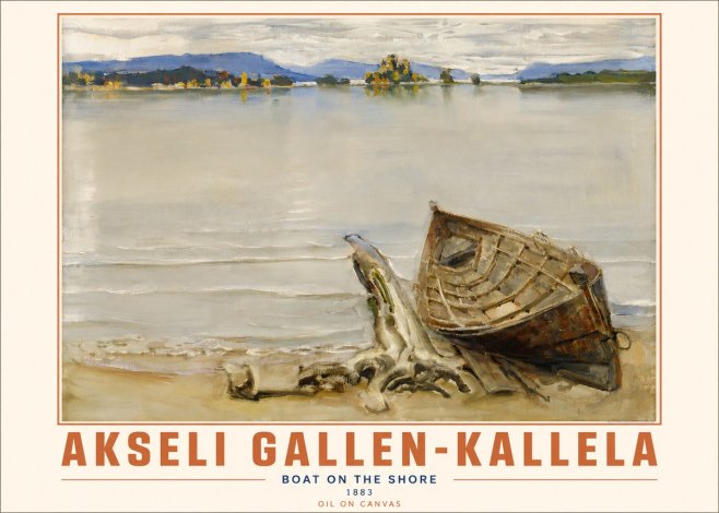 Akseli Gallen-Kallela Boat on the Shore No4 - Poszter