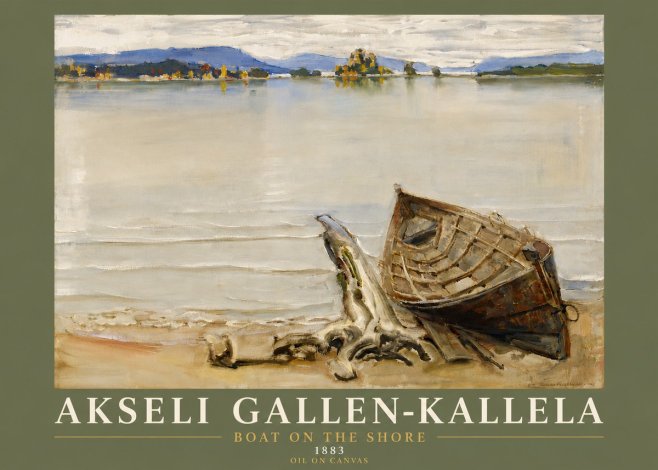 Akseli Gallen-Kallela Boat on the Shore No5 - Poszter