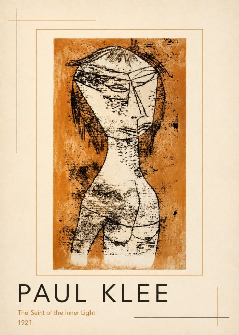 Paul Klee Die Heilige Vom Innern Licht No3 - Poszter
