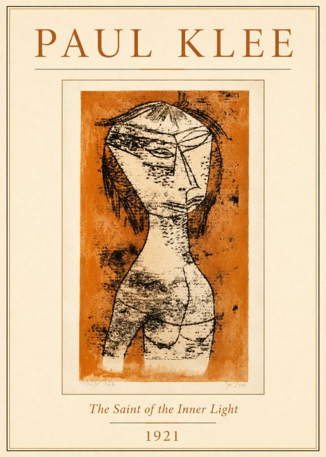Paul Klee Die Heilige Vom Innern Licht No4 - Poszter