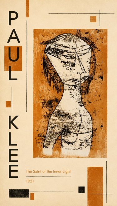Paul Klee Die Heilige Vom Innern Licht No5 - Poszter
