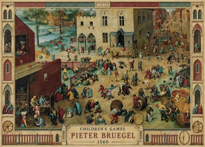 Pieter Bruegel Children's Games III No3 - Poszter