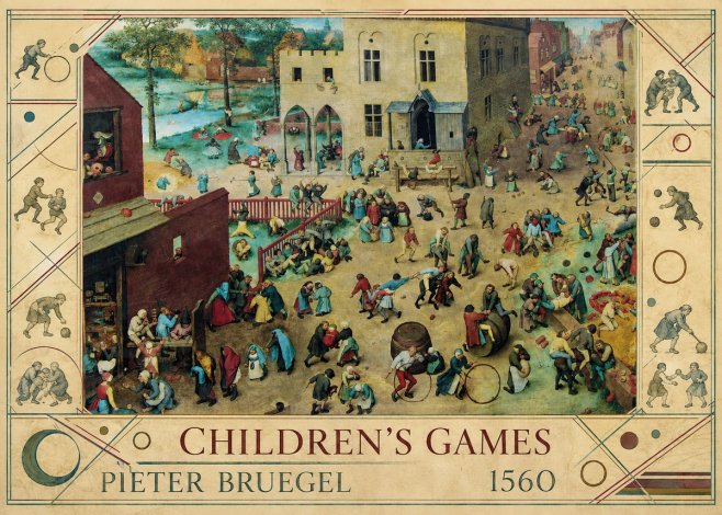 Pieter Bruegel Children's Games III No6 - Poszter