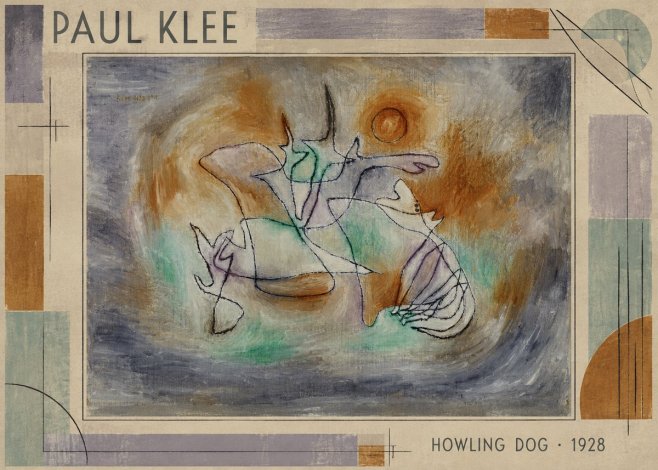 Paul Klee Howling Dog No1 - Poszter
