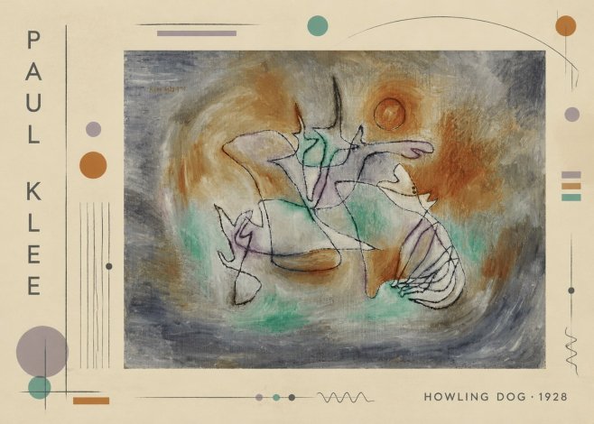 Paul Klee Howling Dog No2 - Poszter