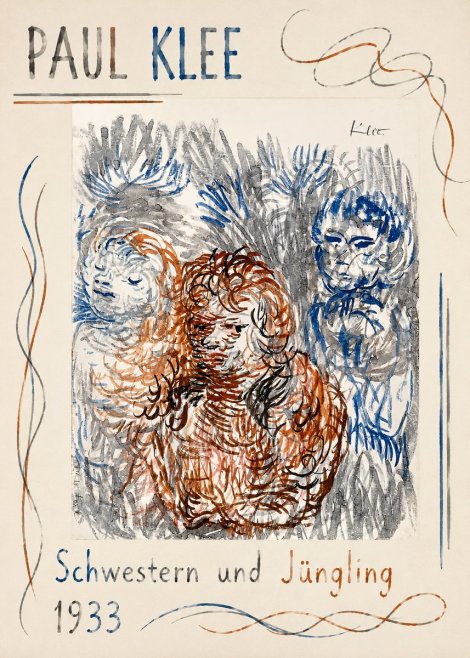 Paul Klee Schwestern Und Jüngling No1 - Poszter
