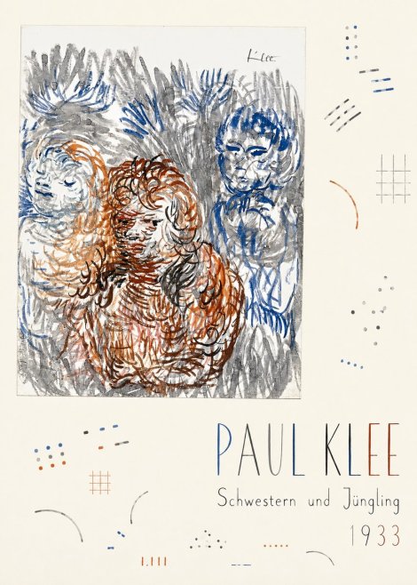 Paul Klee Schwestern Und Jüngling No5 - Poszter