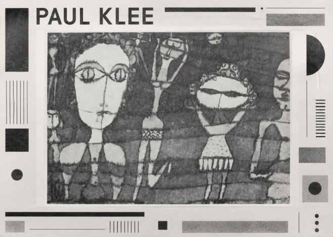 Paul Klee Specter of a Genius No3 - Poszter