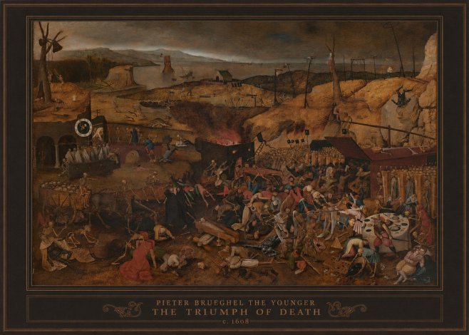 Pieter Bruegel The Triumph of Death II No1 - Poszter