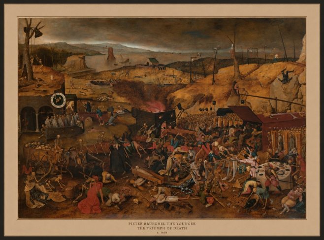 Pieter Bruegel The Triumph of Death II No6 - Poszter