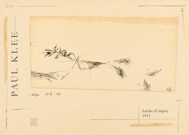 Paul Klee Leiche (Corpse) No2 - Poszter