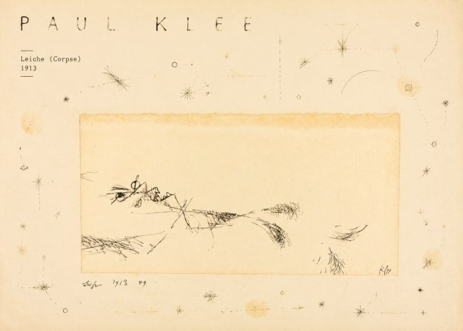 Paul Klee Leiche (Corpse) No4 - Poszter