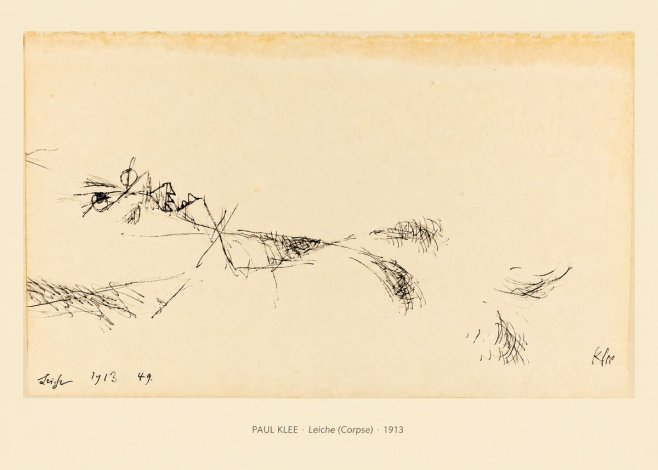 Paul Klee Leiche (Corpse) No6 - Poszter