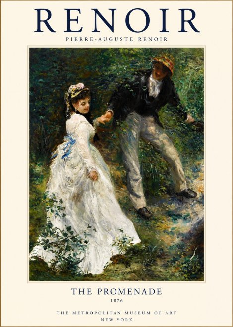 Renoir The Promenade No1 - Poszter