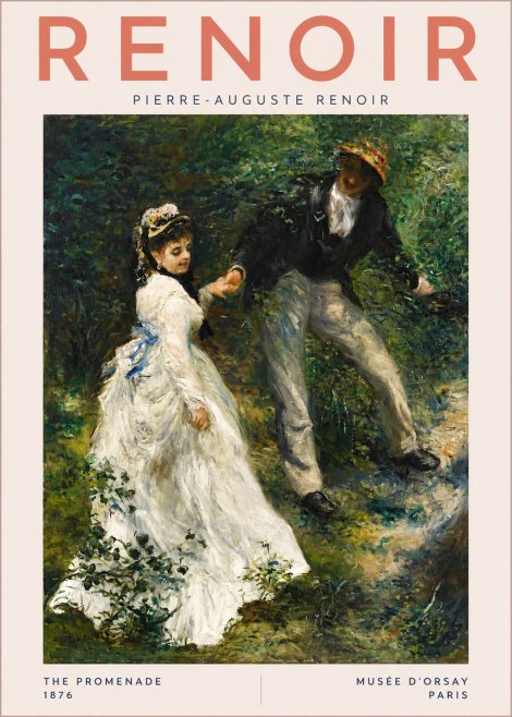Renoir The Promenade No3 - Poszter