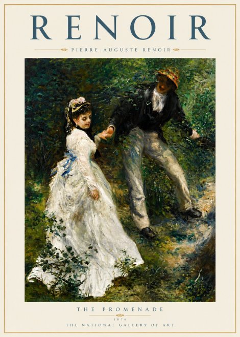 Renoir The Promenade No4 - Poszter