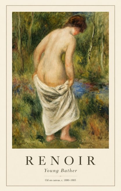 Renoir Young Bather No1 - Poszter