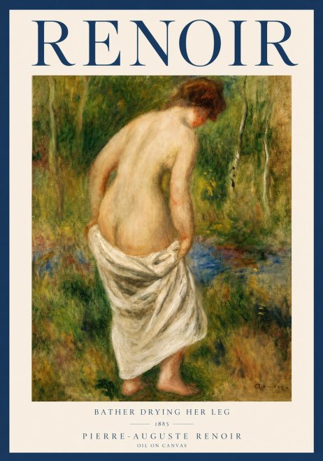 Renoir Young Bather No3 - Poszter