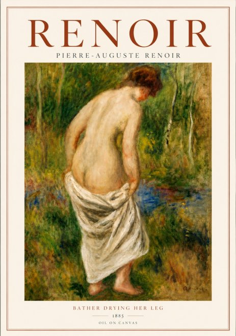 Renoir Young Bather No5 - Poszter