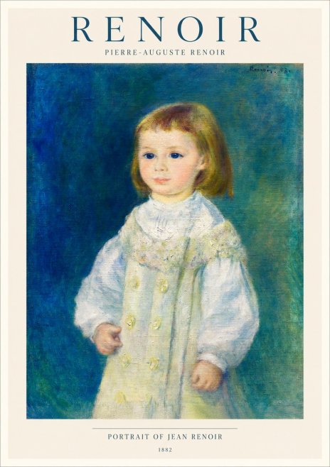 Renoir Portrait of Jean Renoir No1 - Poszter