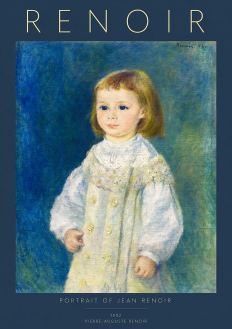 Renoir Portrait of Jean Renoir No2 - Poszter