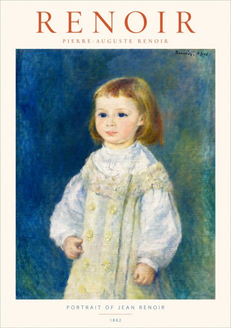 Renoir Portrait of Jean Renoir No3 - Poszter