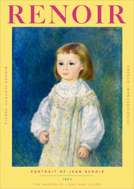 Renoir Portrait of Jean Renoir No4 - Poszter