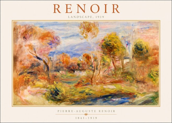 Renoir Landscape No3 - Poszter