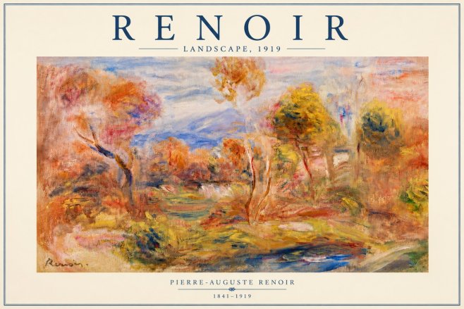 Renoir Landscape No5 - Poszter