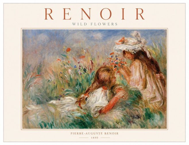 Renoir Wild Flowers No1 - Poszter