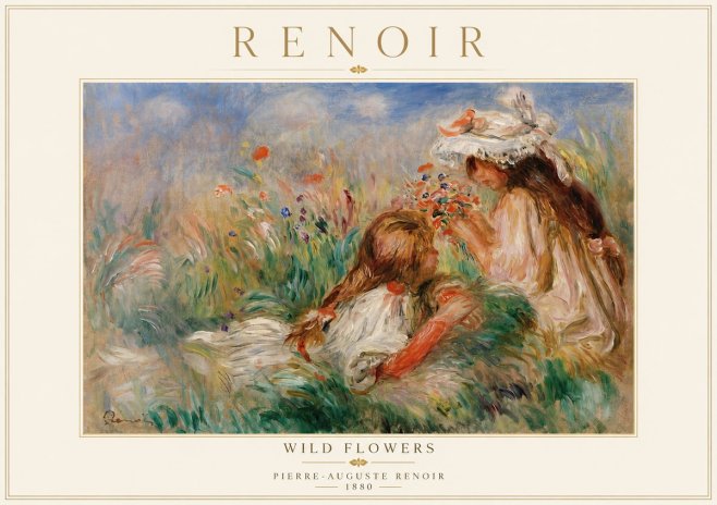Renoir Wild Flowers No5 - Poszter