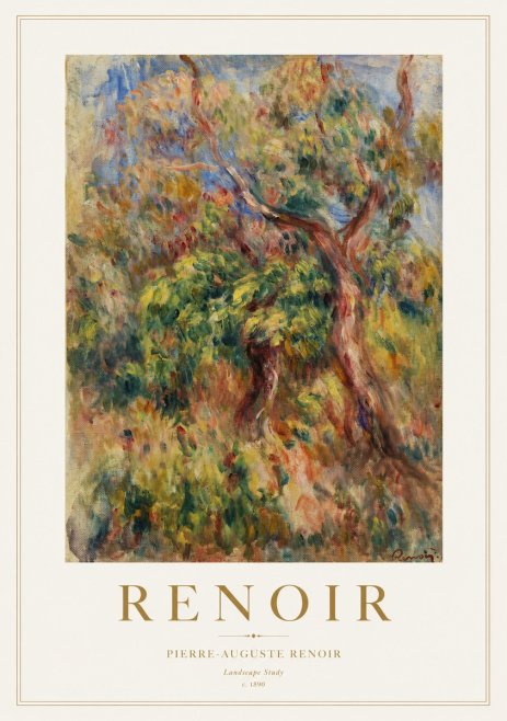 Renoir Landscape Study No1 - Poszter