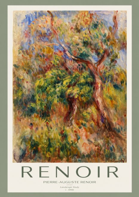 Renoir Landscape Study No2 - Poszter
