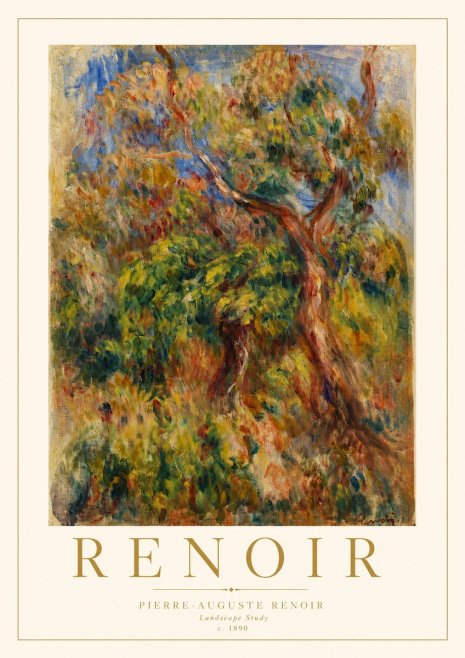 Renoir Landscape Study No4 - Poszter