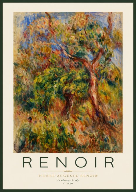Renoir Landscape Study No5 - Poszter