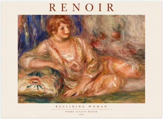 Renoir Reclining Woman No1 - Poszter