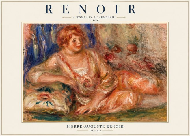 Renoir Reclining Woman No2 - Poszter