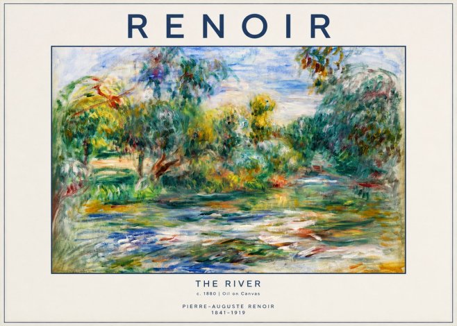 Renoir The River No2 - Poszter