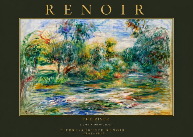 Renoir The River No6 - Poszter